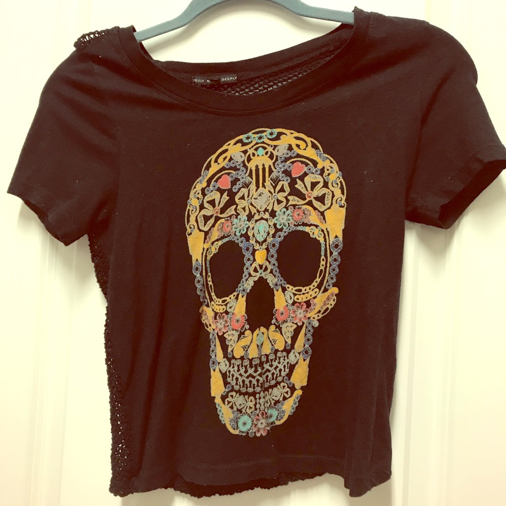 Skull Crop top